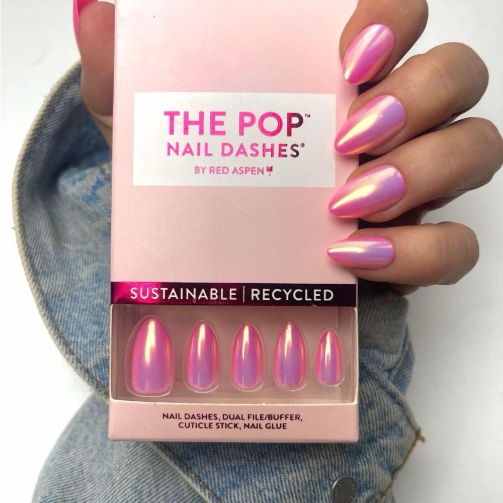 Red Aspen Nail Dashes- Dolly’s Fiery Pink